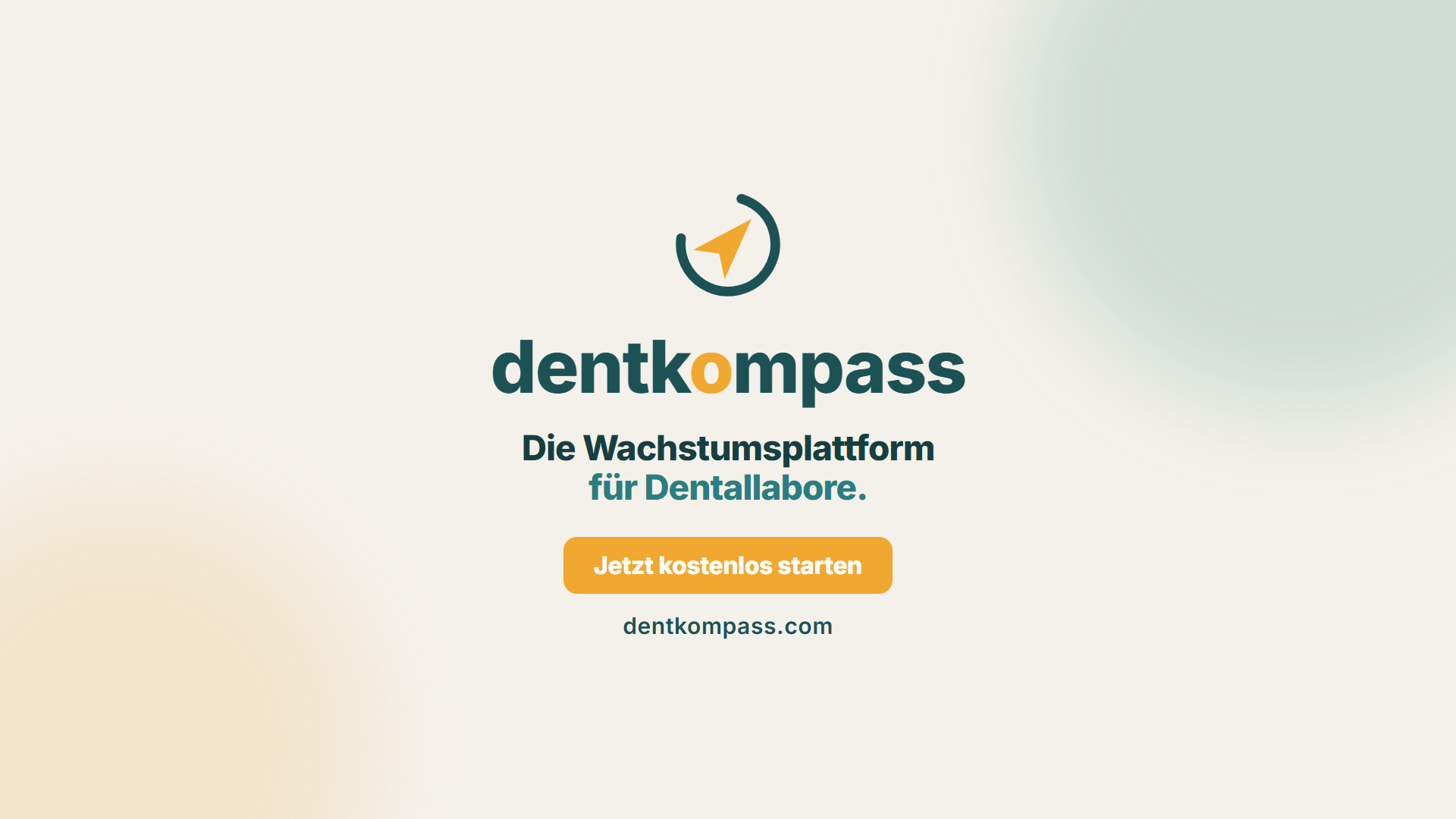 Vorschau des Dentkompass-Cockpits